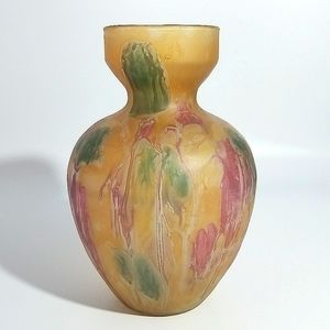 Rare vintage BZT Ltd. Israel hand painted vase